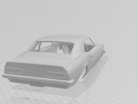 Camaro 68 custom Modèles 3D en vedette
