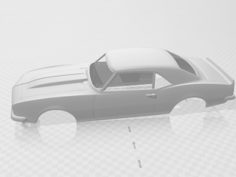 Camaro 68 custom Modèles 3D en vedette