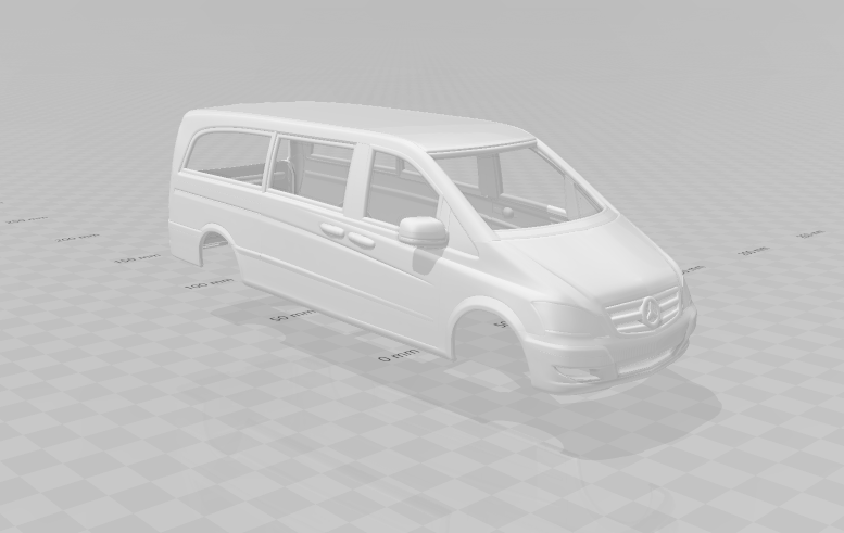 Mercedes benz viano long 3D Druckmodell .c4d .max .obj .3ds .fbx .stl .blend 
