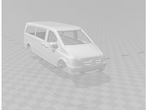 Mercedes benz viano long 3D Druckmodell