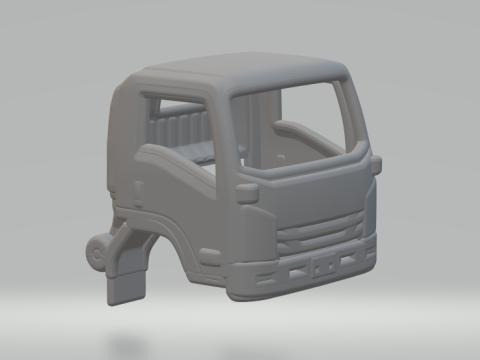 Isuzu cabin 3D Baskı Modeli
