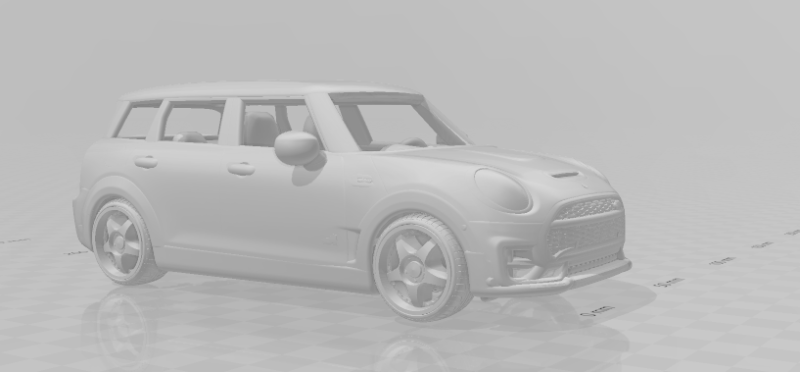 Mini Countryman 3Dプリントモデル .c4d .max .obj .3ds .fbx .stl .blend