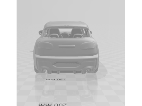 Mini Countryman 3Dプリントモデル