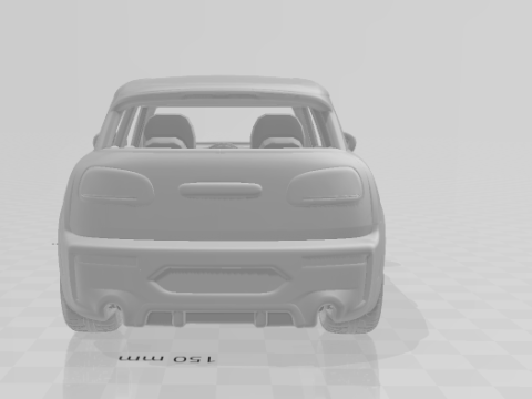 Mini Countryman 3Dプリントモデル