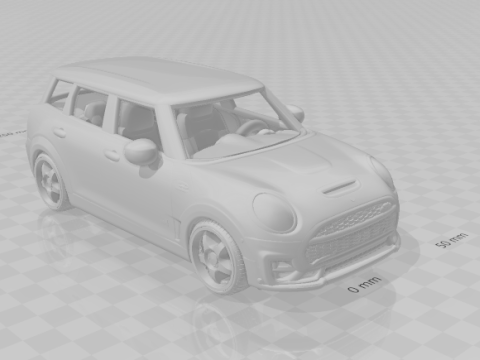 Mini Countryman 3Dプリントモデル