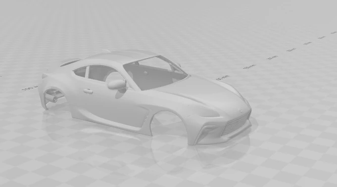 Toyota gr86 3D Print Model .c4d .max .obj .3ds .fbx .stl .blend 