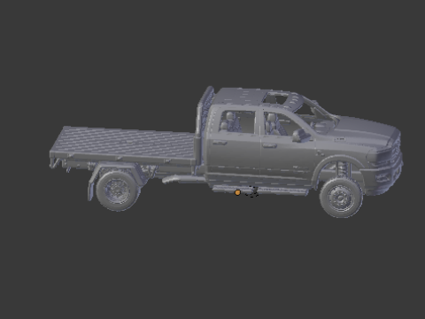 Ram 3500 crew cab Modelo de impresión 3D