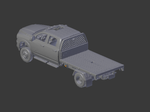 Ram 3500 crew cab Modelo de impresión 3D
