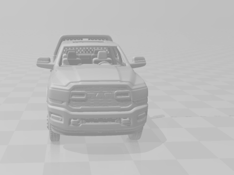Ram 3500 crew cab Modelo de impresión 3D