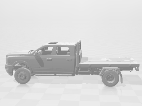 Ram 3500 crew cab Modelo de impresión 3D