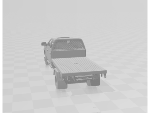 Ram 3500 crew cab Modelo de impresión 3D