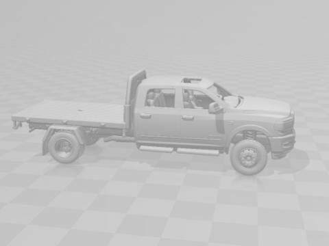 Ram 3500 crew cab Modelo de impresión 3D