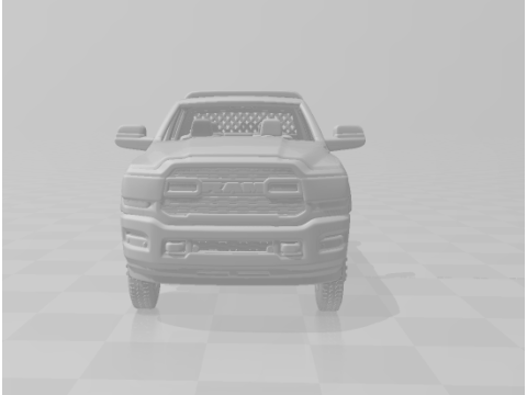 Ram 3500 crew cab Modelo de impresión 3D