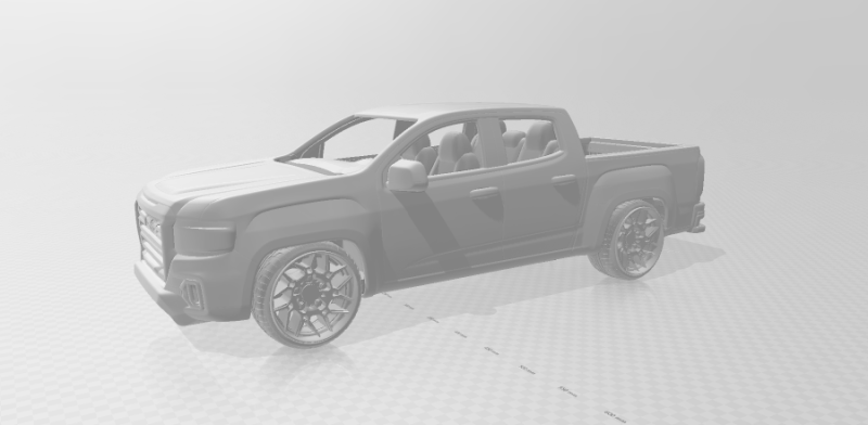 Gmc canyon 3D Принт Модель .c4d .max .obj .3ds .fbx .stl .blend