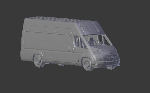 Opel movano 3D Print Model .c4d .max .obj .3ds .fbx .stl .blend