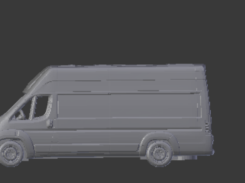 Opel movano Modelo de Impressão 3D