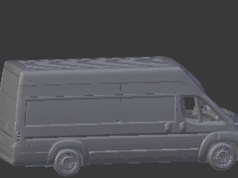 Opel movano Modelo de Impressão 3D