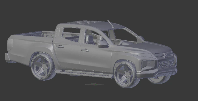 L200 custom 3D Print Model .c4d .max .obj .3ds .fbx .stl .blend 