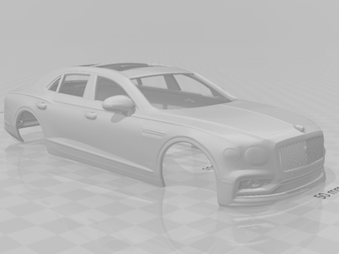 Bentley flying spur 3Dプリントモデル