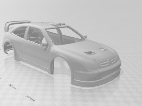 Citroen xsara rally Model Cetak 3D