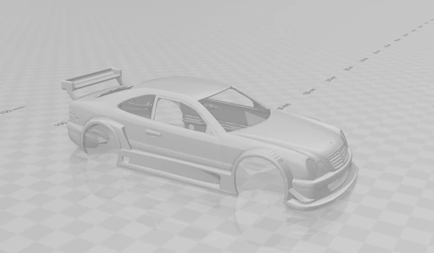 Mercedes clk dtm 3D Print Model .c4d .max .obj .3ds .fbx .stl .blend 
