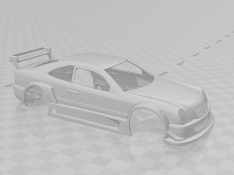Mercedes clk dtm 3D Print Model