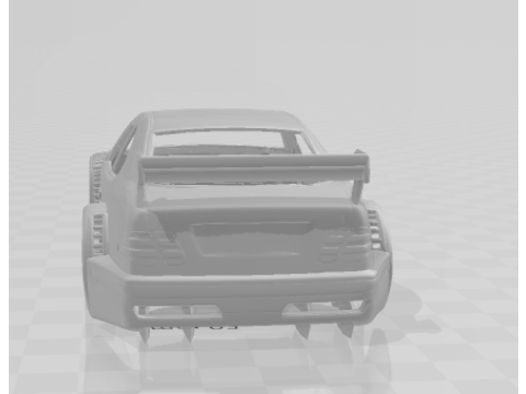 Mercedes clk dtm Modèles 3D en vedette