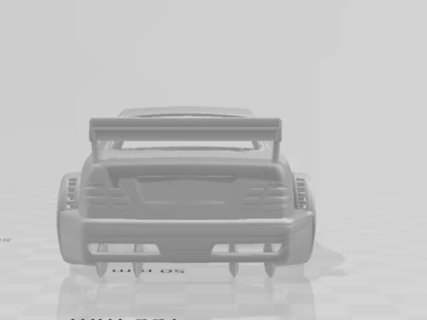 Mercedes clk dtm 3D Print Model