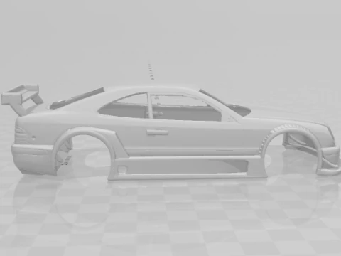 Mercedes clk dtm 3D Print Model