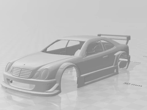 Mercedes clk dtm 3D Print Model