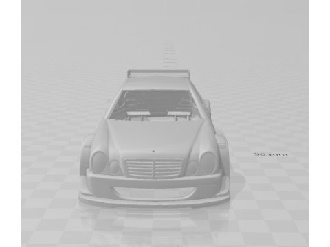 Mercedes clk dtm Modèles 3D en vedette