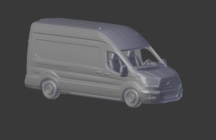 Transit 3D Print Model .c4d .max .obj .3ds .fbx .stl .blend 
