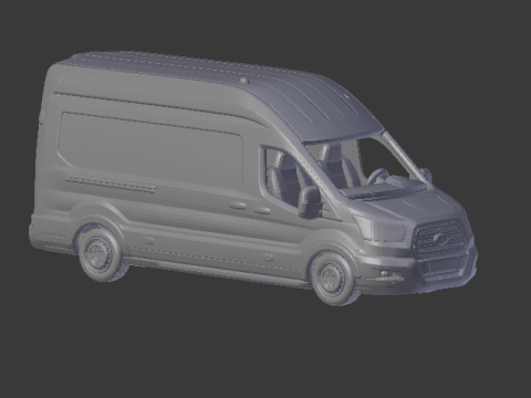 Transit 3Dプリントモデル
