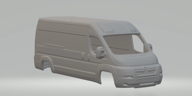Citroen jumper 3D Print Model .c4d .max .obj .3ds .fbx .stl .blend