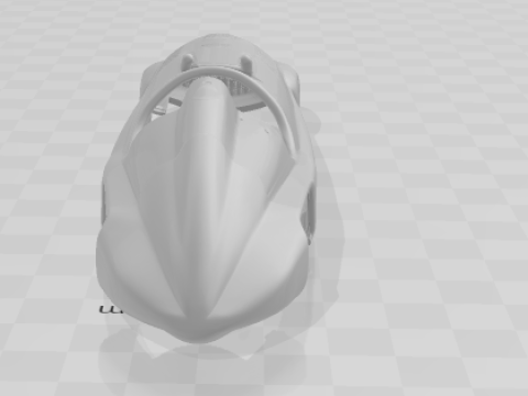 Mercedes Benz W165 Racing Car 3D Baskı Modeli