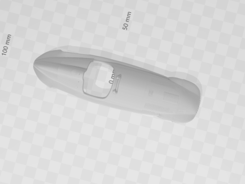 Mercedes Benz W165 Racing Car 3D Baskı Modeli