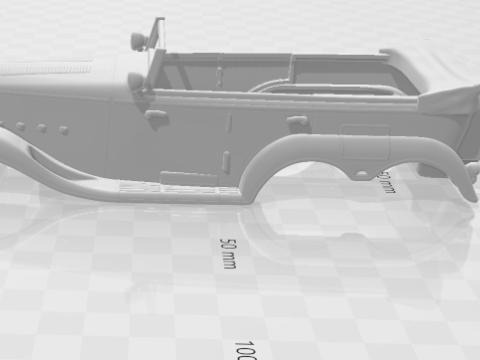 Mercedes benz w31 typ g4 Modello di stampa 3D