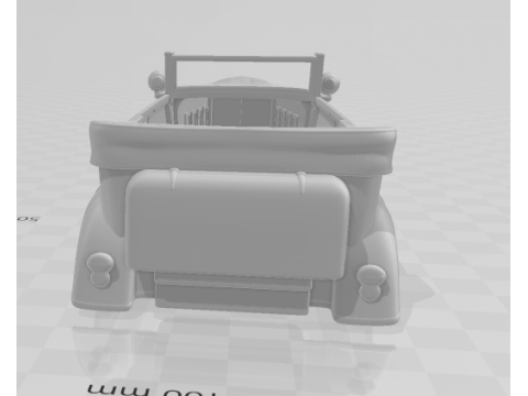 Mercedes benz w31 typ g4 Modello di stampa 3D