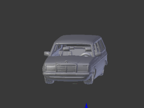 Mercedes benz e-class Modelo de Impressão 3D