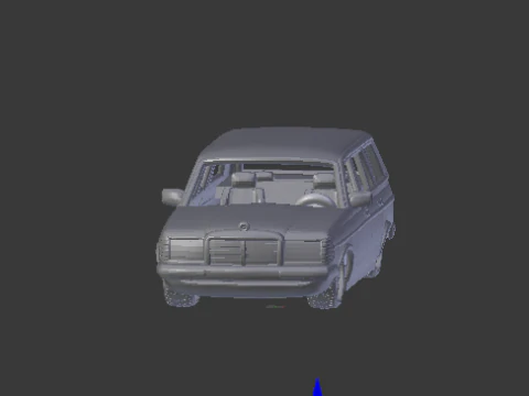 Mercedes benz e-class 3D Print Model