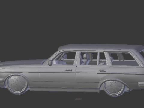 Mercedes benz e-class Modelo de Impressão 3D