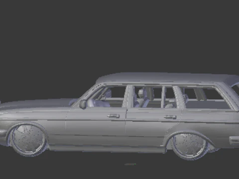 Mercedes benz e-class 3D Print Model