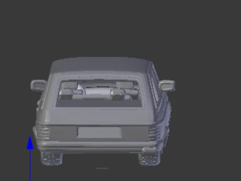 Mercedes benz e-class 3D Print Model