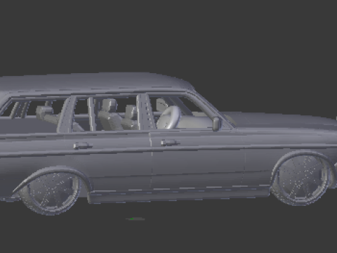 Mercedes benz e-class Modelo de Impressão 3D