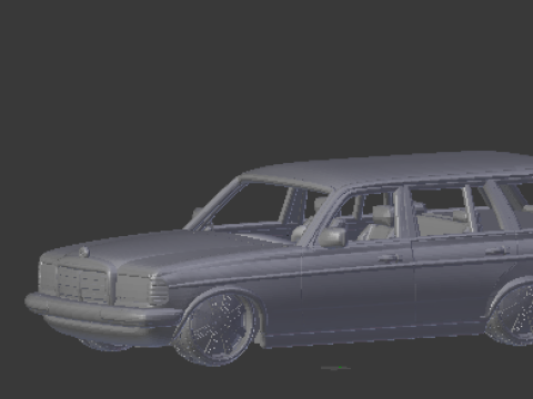 Mercedes benz e-class Modelo de Impressão 3D