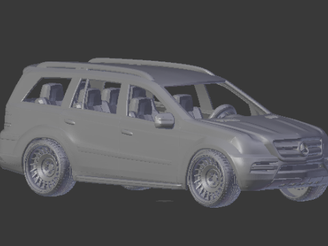 Mercedes benz gl 3Dプリントモデル