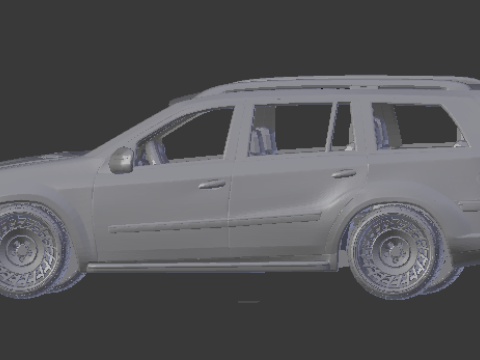 Mercedes benz gl 3D Baskı Modeli