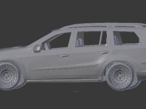 Mercedes benz gl 3D Print Model
