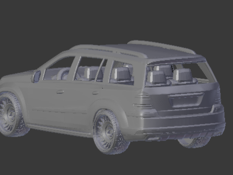 Mercedes benz gl 3D Baskı Modeli