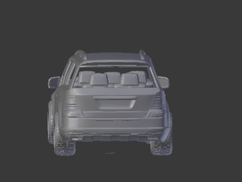 Mercedes benz gl 3D Baskı Modeli